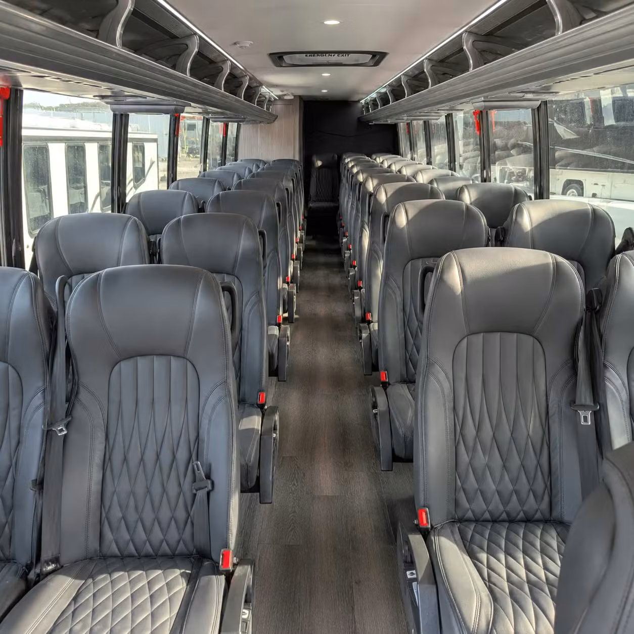 35 passenger minibus interior