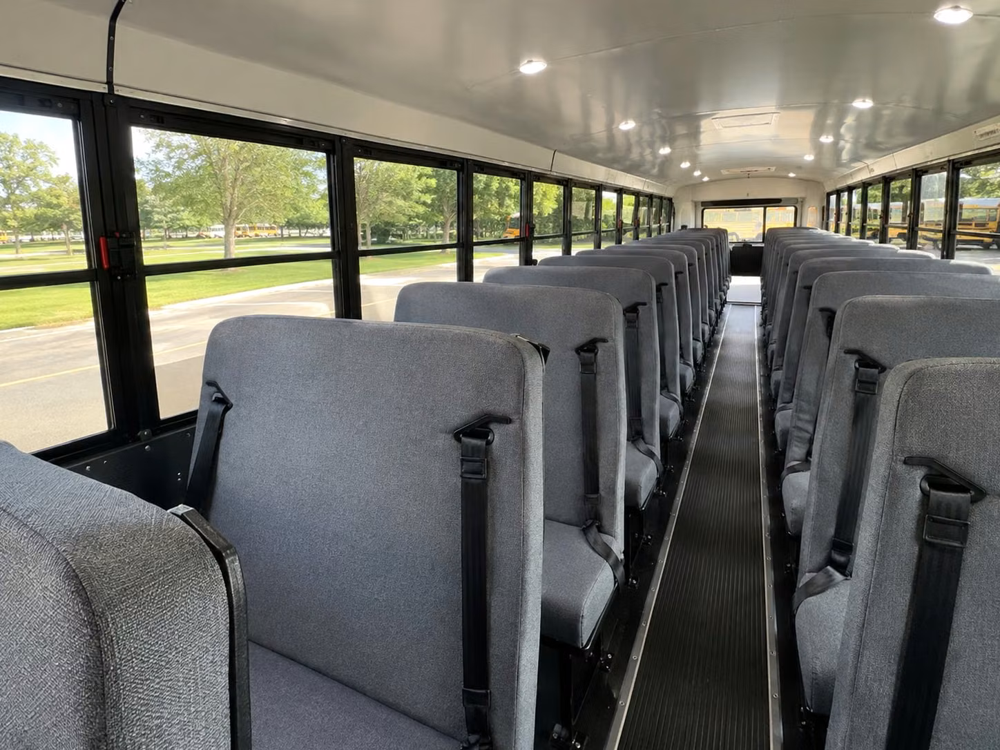 school bus interior