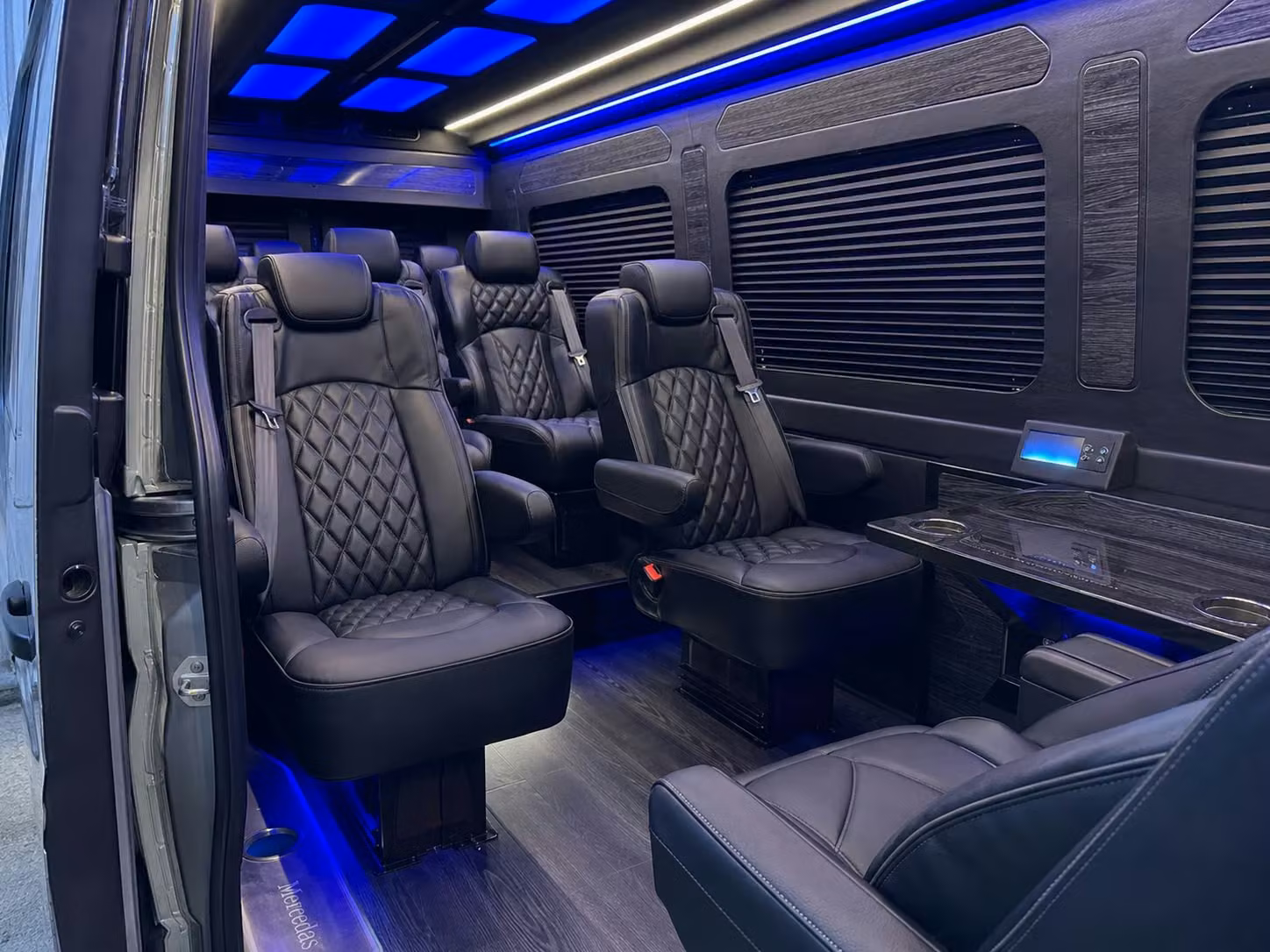 sprinter van transportation for groups and events across temple