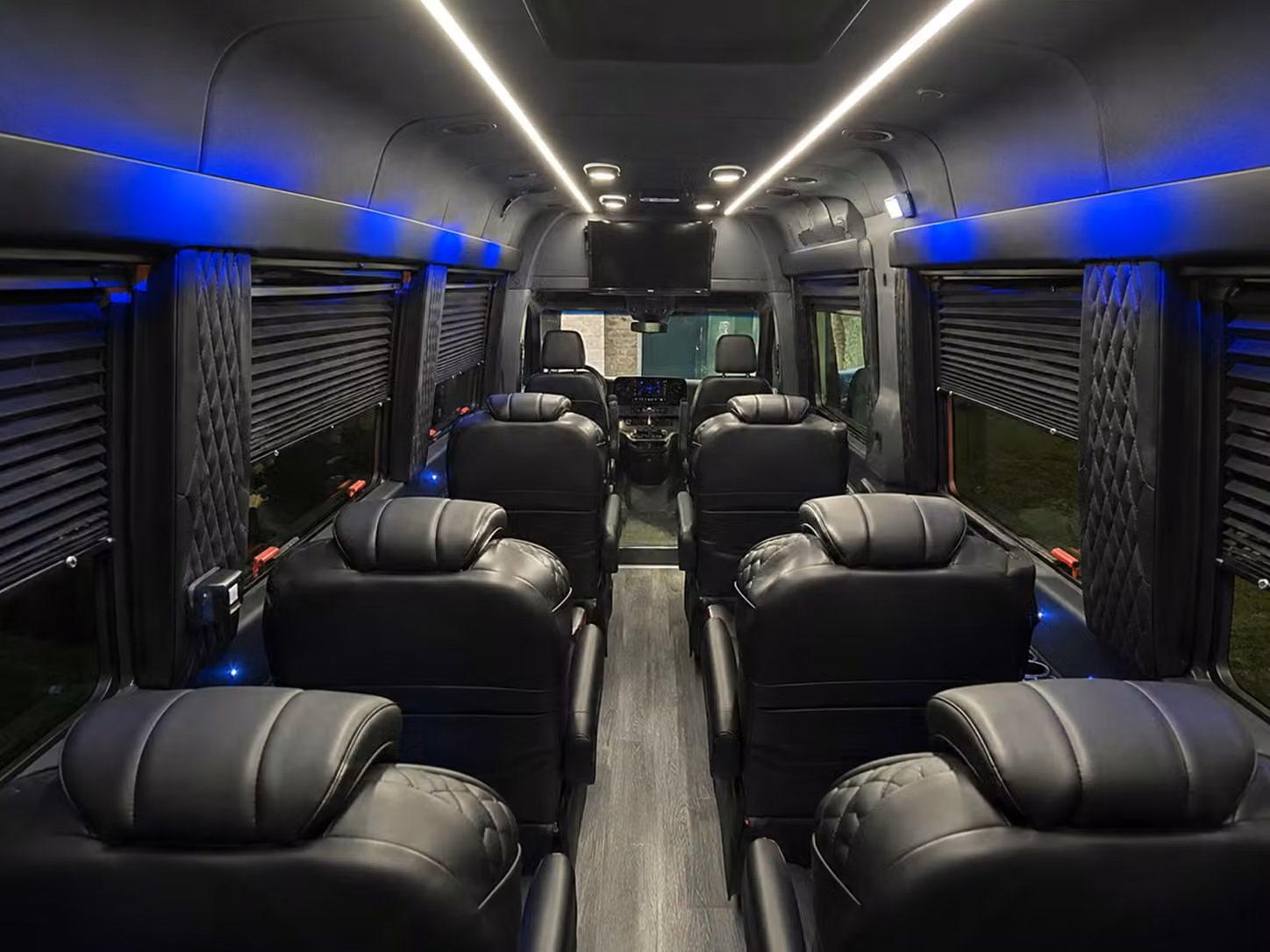 sprinter van with driver interior